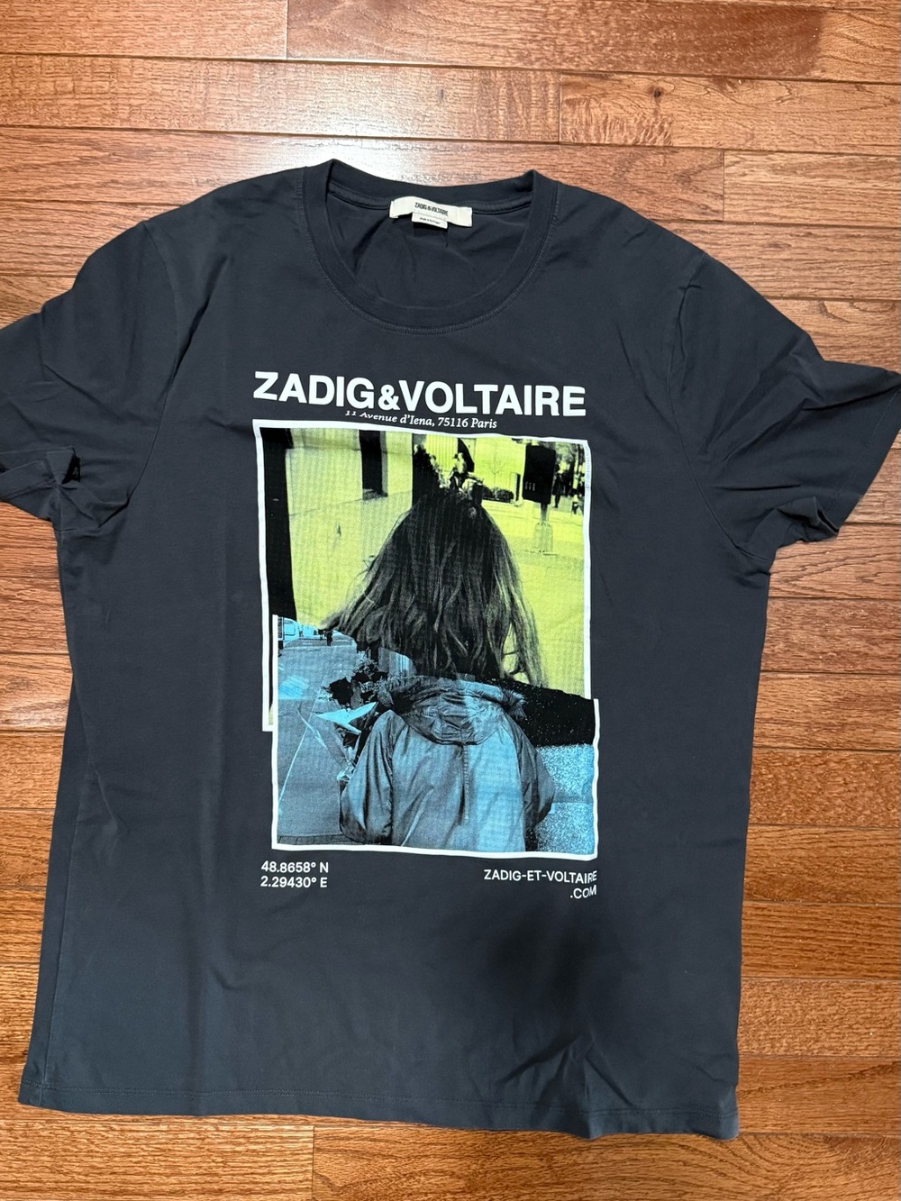 Zadig & Voltaire Black T-Shirt - Medium